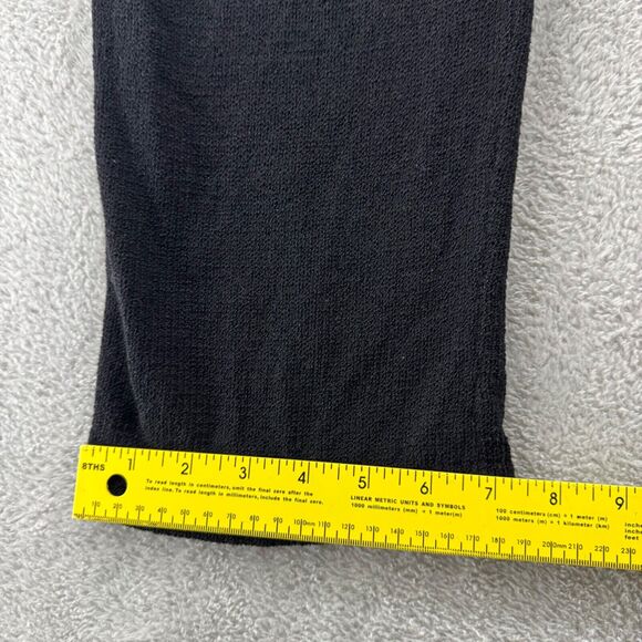 VTG Roberta Pinto Pants Womens S Black Knit High Rise PullOn Elastic Waist Comfy - Picture 8 of 12